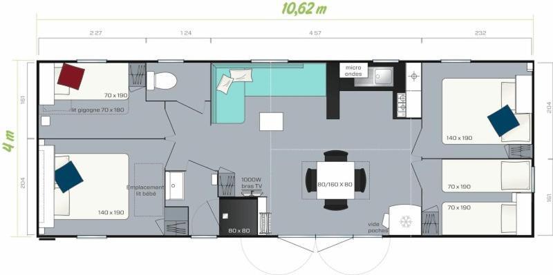 Camping Oaki Mesnard-la-Barotiere Номер фото